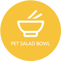 PET salad bowl